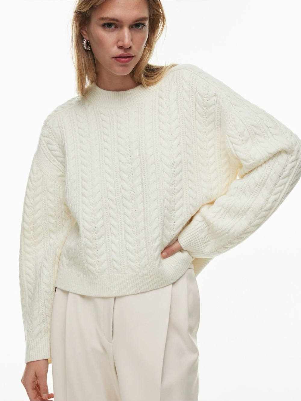 ARITZIA The Group Shores Babaton Merino Wool Sweater